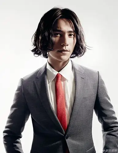 陈坤文艺不羁登时尚杂志 长发造型似斯内普教授