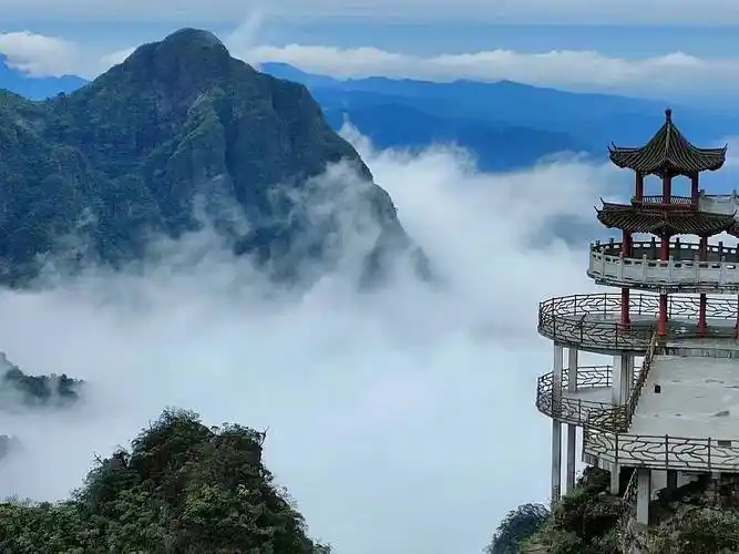 平南北帝山_旅游区_南县_广西