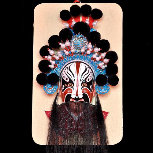 特色工艺品 礼品 高档家居艺术饰品 纯手工京剧脸谱精品 花脸魏延