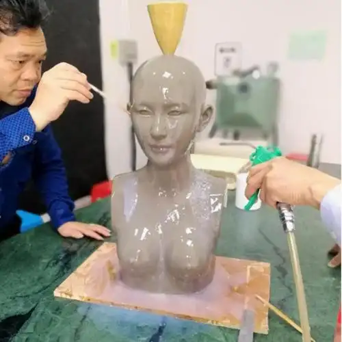 可刷模快速固化的人体硅胶 粘度值高的人体模型硅胶