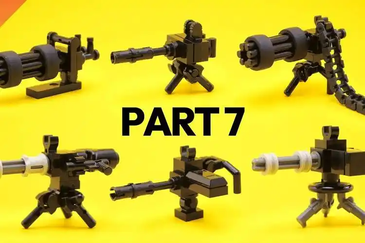 乐高迷你武器合集加特林机枪moc教程-母婴亲子视频-搜狐视频
