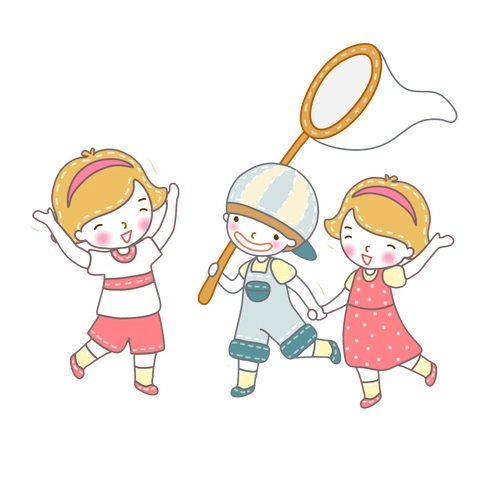 卡通儿童玩耍图片大全