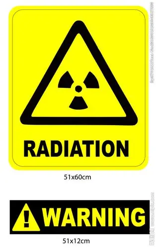 核辐射标志图片