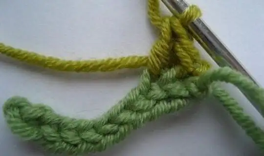 手工钩针编织叶子图解教程