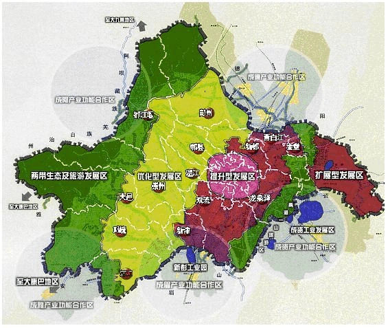 成都市功能区发展规划