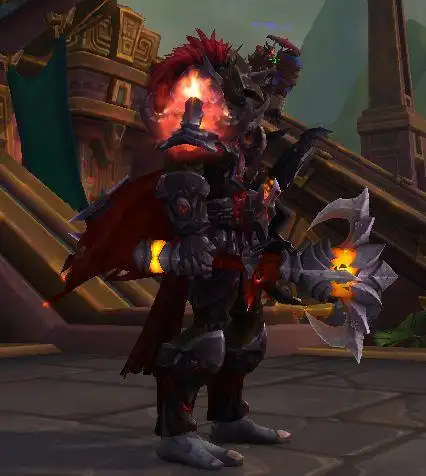 板甲幻化:沸腾的灼热熔岩 赞达拉巨魔超酷防御战士_网易订阅