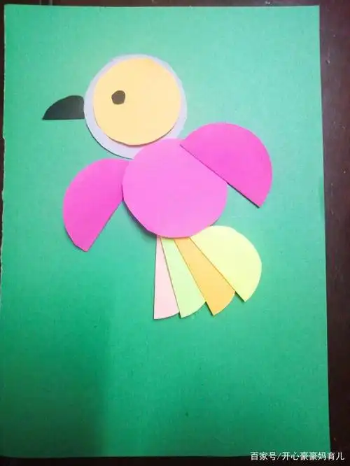 宝宝创意贴画手工制作,请妈妈和幼儿园收藏好