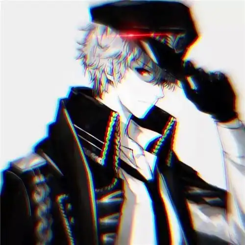 二次元头像男高冷帅气黑暗系