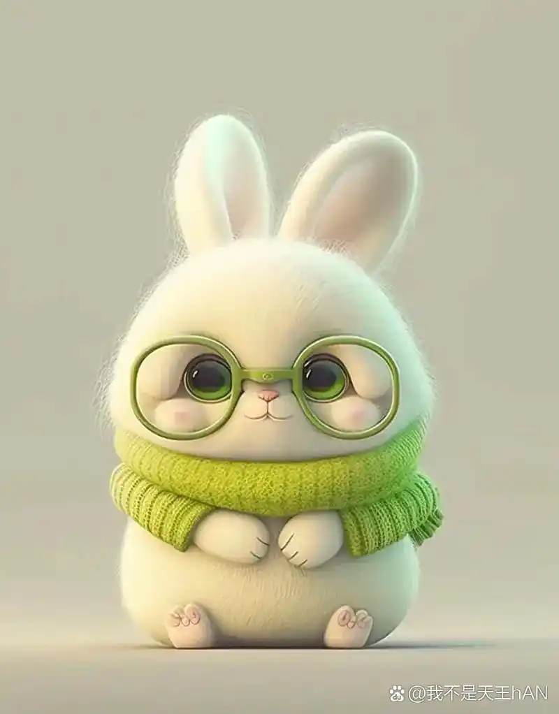 记录美好秋天# #可爱呆萌的小兔子