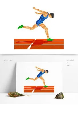 亚运会人物—冲过终点线可商用