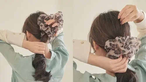 原创虞书欣带火的大肠发圈又有了新扎法让钟楚曦变得仙气十足