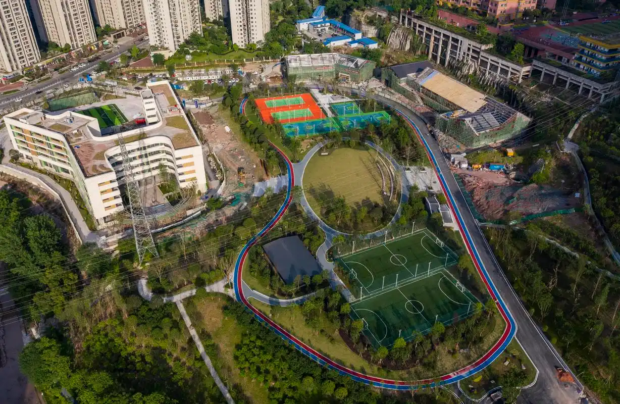 视觉重庆|九龙坡:彩云谷国际社区公园7月建成 彩云湖畔又添新乐园