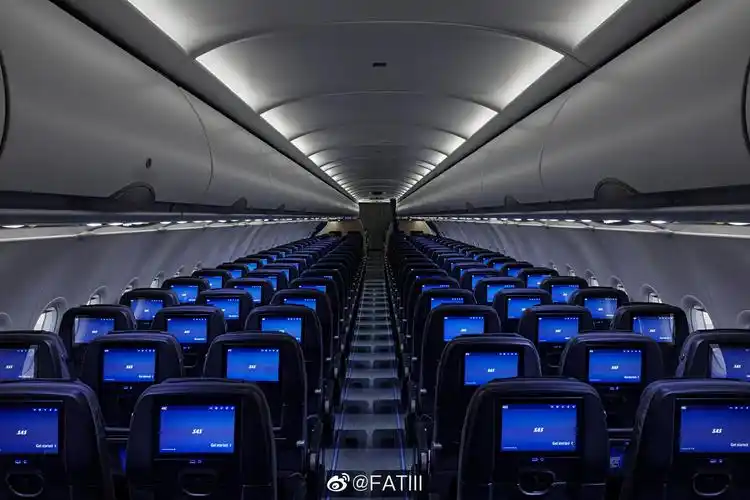 sas披露a321lr新内饰