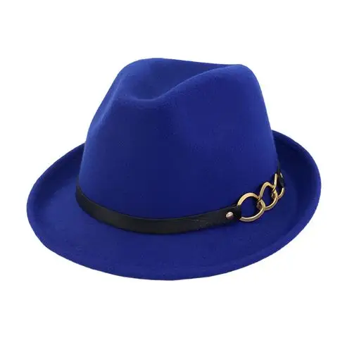 爵士帽女英伦小礼帽_爵士帽男英伦小礼帽_英伦爵士卷边圆顶小礼帽