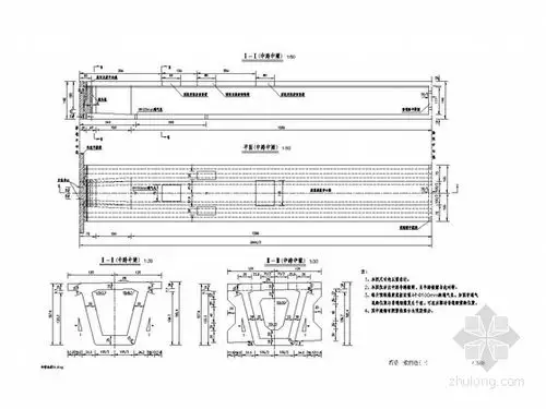 30米预应力混凝土箱梁设计图(公路Ⅰ级)