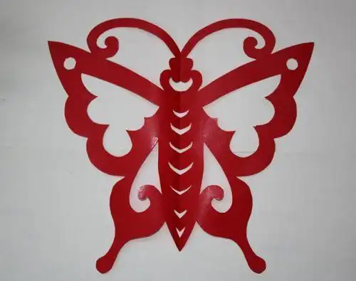 小学生轴对称图形剪纸蝴蝶 手工剪纸图片大全简单-蒲城教育文学网