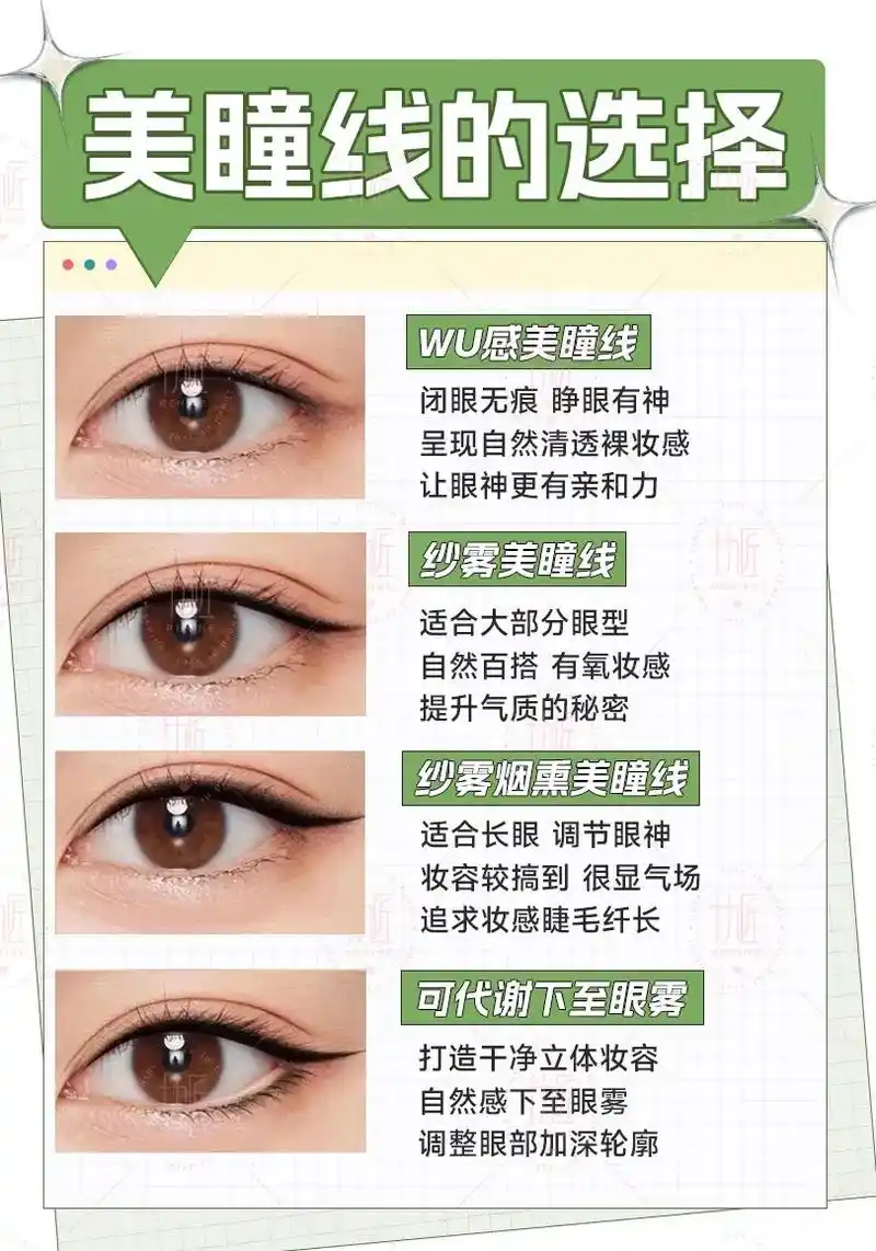 04美瞳线怎么选?就选最日常的四种眼线.眼线可以让眼睛说话, - 抖音