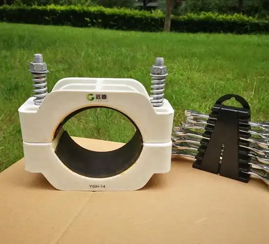 高层强电井用单孔电缆固定夹具多孔电缆夹具加工