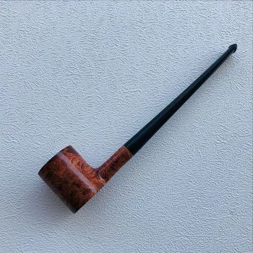 三森批发石楠木烟斗3mm铁芯木烟丝小号斗8574#小长柄阅读桌斗