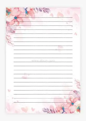 免费下载_热门信纸背景word模板_豆丁素材信纸背景word模板办公素材