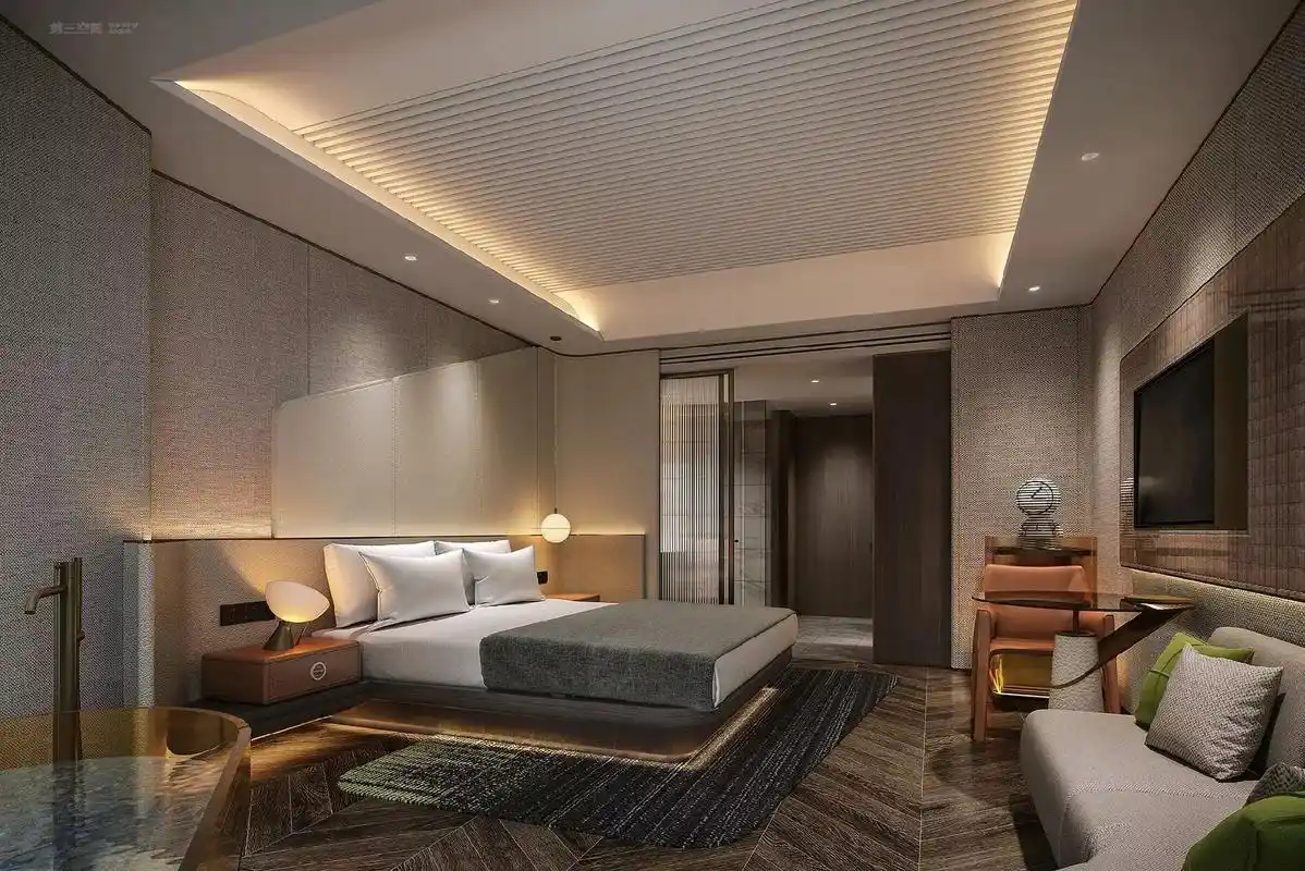 酒店效果图案例分享#室内效果图 #装修设计 #室内空间设计  - 抖音