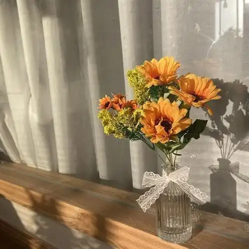 ins仿真向日葵太阳花拍照道具手拿花束摆件饰品装饰拍摄|迷你向日葵