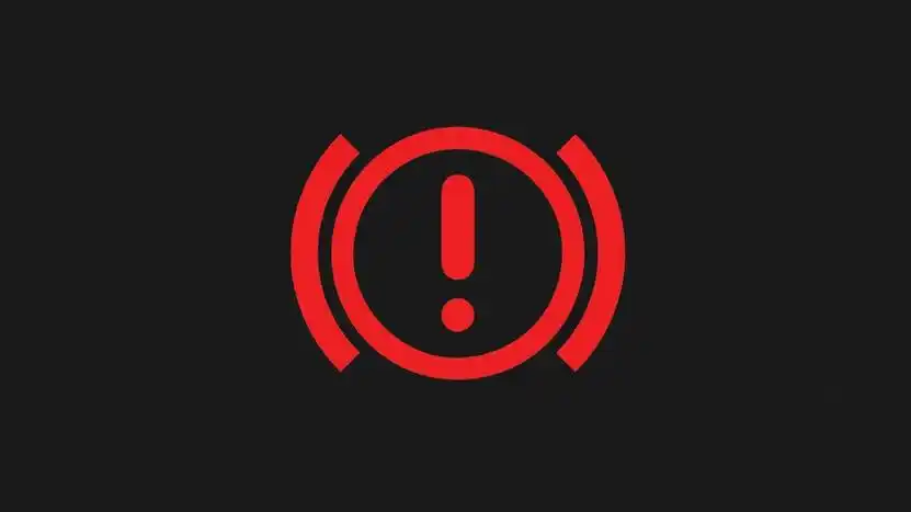 如果您在仪表板中看到带有圆圈的感叹号,则表示刹车有问题.