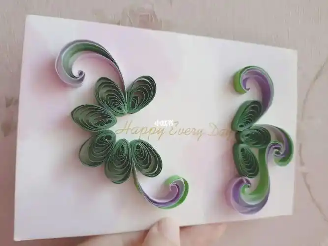 衍纸作品图案大全简单贺卡衍纸作品贺卡