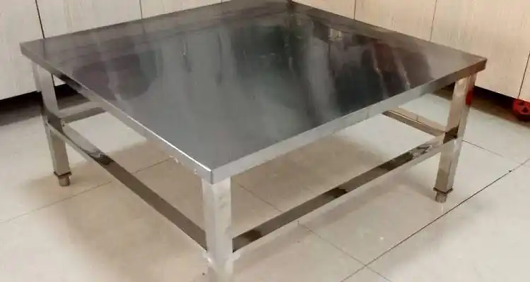 不锈钢304小方桌折叠烧烤专用桌子大排档桌餐厅吃饭正方形小餐桌