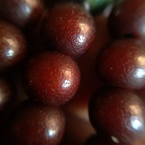 藏传足数大象皮老菩提佛珠念珠手串不含配饰佛珠