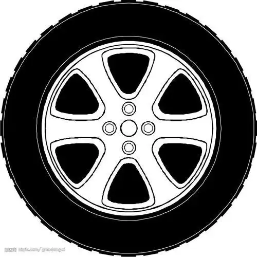 手绘卡通汽车轮胎素材小汽车简笔画将来发明高级汽车如何画汽车车轮轮