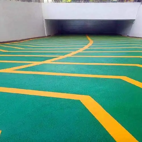 环氧止滑坡道地坪环氧水性防水diy划线地面朗页