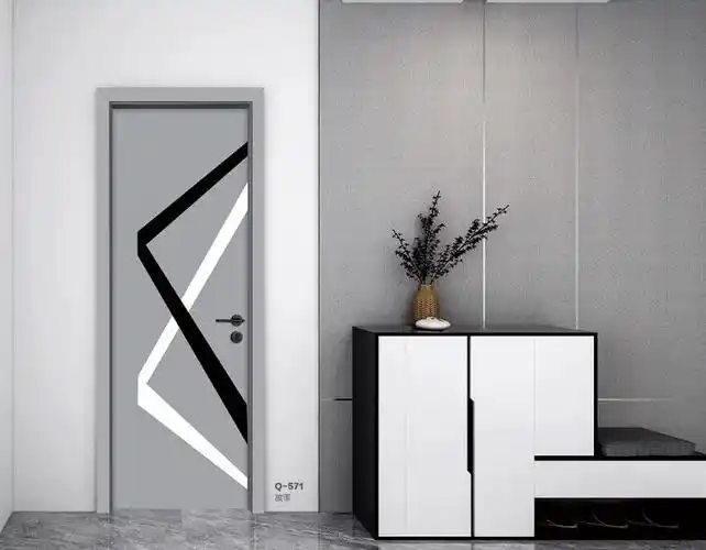 门窗网 门窗装修效果图 千鼎木门 轻奢风格室内门图片(图片来源:千鼎