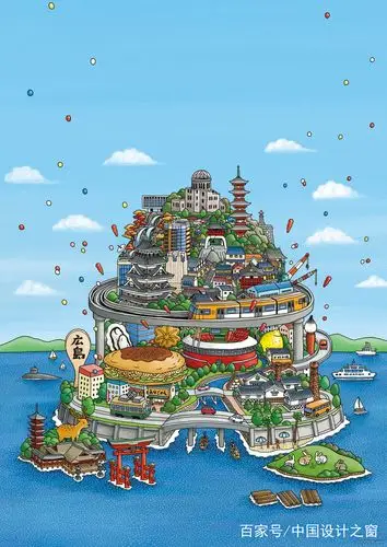 令人叹为观止,复杂大场面的城市插画!