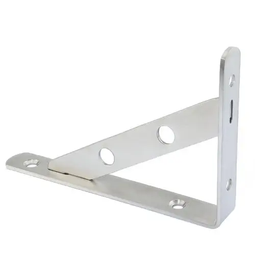 boeray 8英寸不锈钢实心重型 l 形转角支架接头直角支架层板托