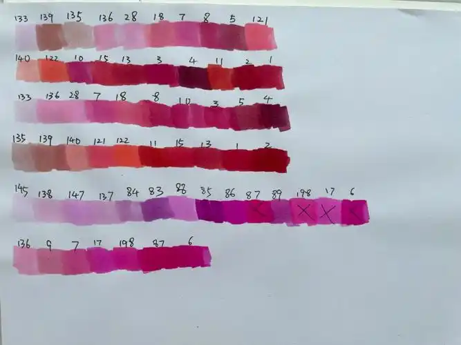 touchmark168马克笔色卡重排序