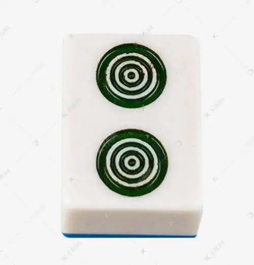 麻将麻将牌二饼二筒