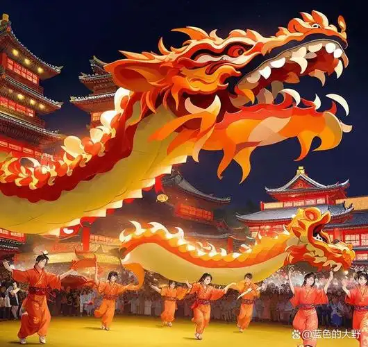 古田县中秋舞龙