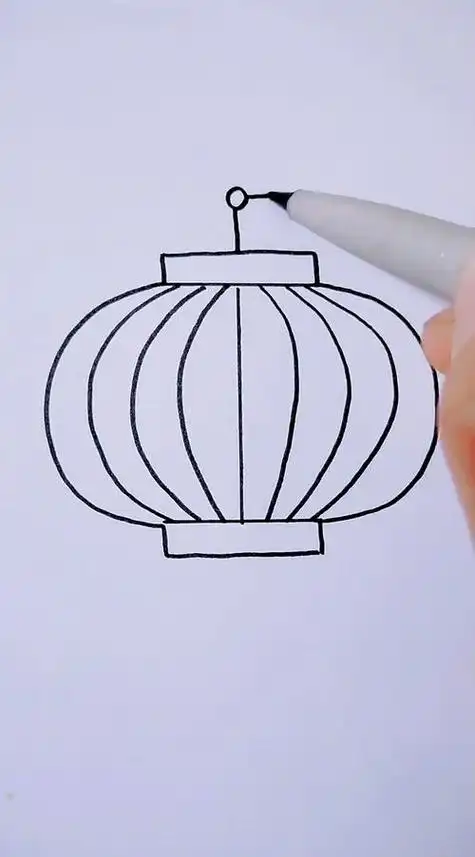 红灯笼简笔画红灯笼简笔画彩色