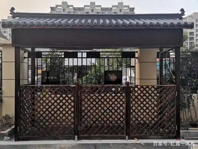 仿古一体瓦门头瓦生产厂家