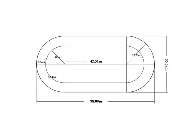 200米标准田径场地示意图2