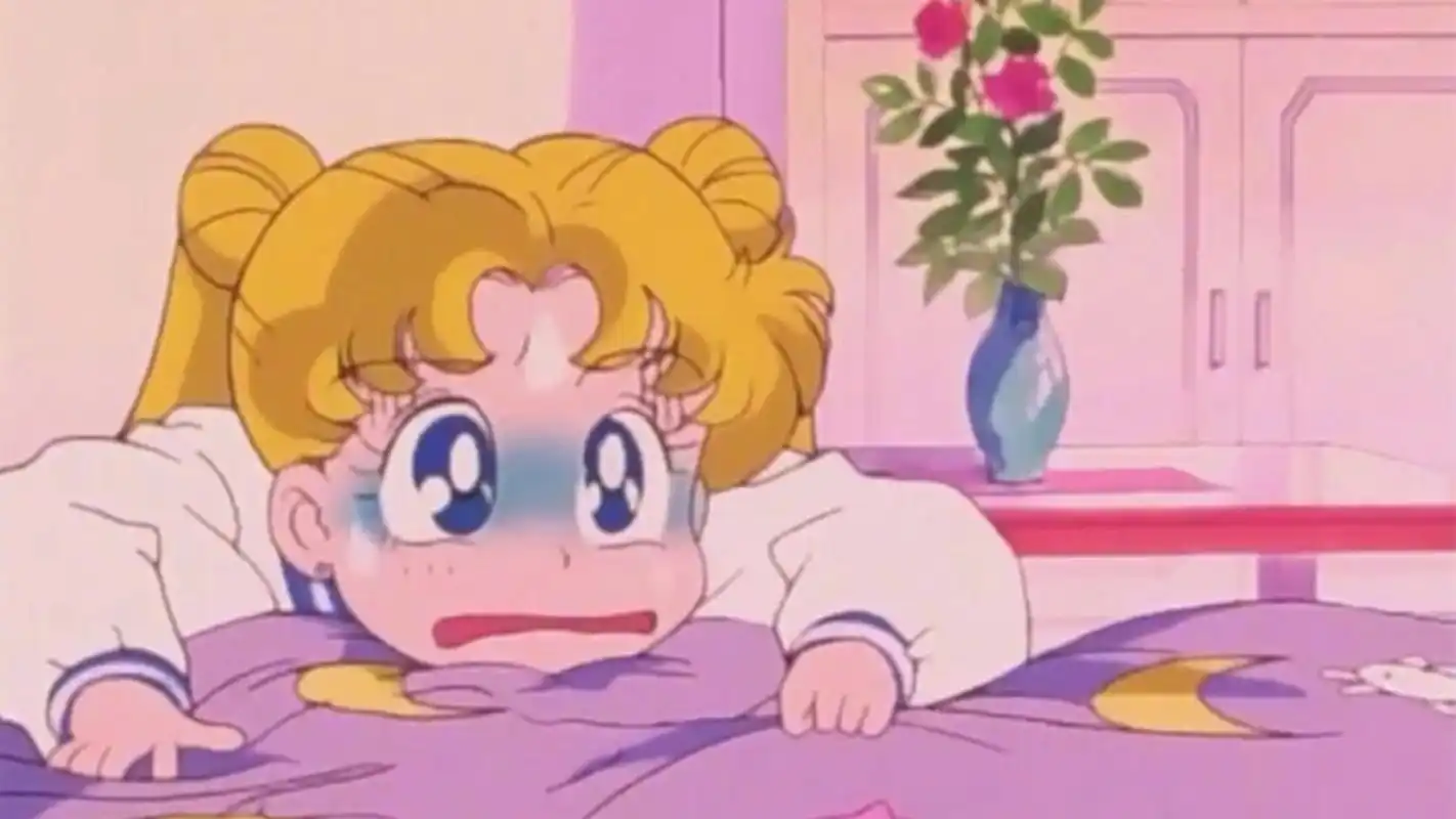 美少女战士呆萌可爱的水冰月高清桌面壁纸