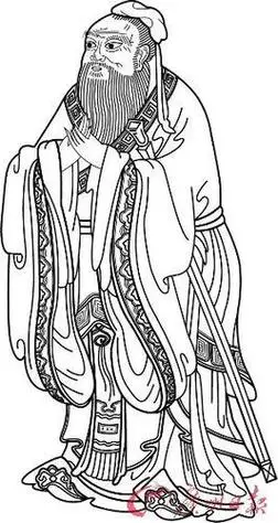 孔夫子漫画简笔画孔夫子漫画简笔画孔夫子儿童简笔画古人孔子人物简笔