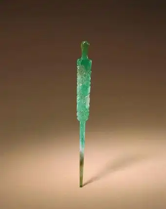 簪头细长.簪是古代妇女使用的340_428竖版 竖屏