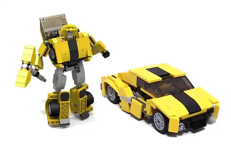 乐高moc作品 变形金刚 大黄蜂 作品展示_哔哩哔哩_bilibili