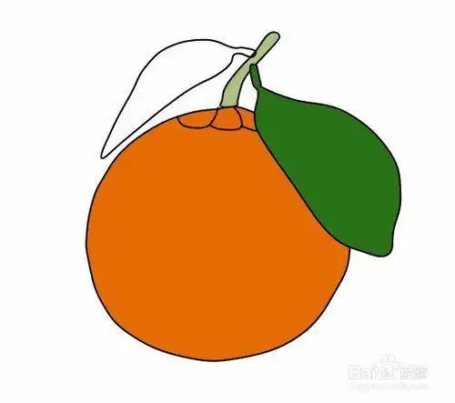 怎么画橘子的简笔画