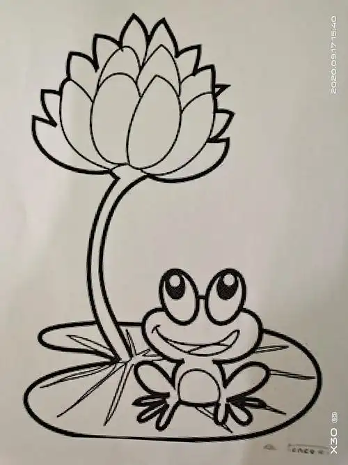 小青蛙的简笔画 小青蛙的简笔画图片大全