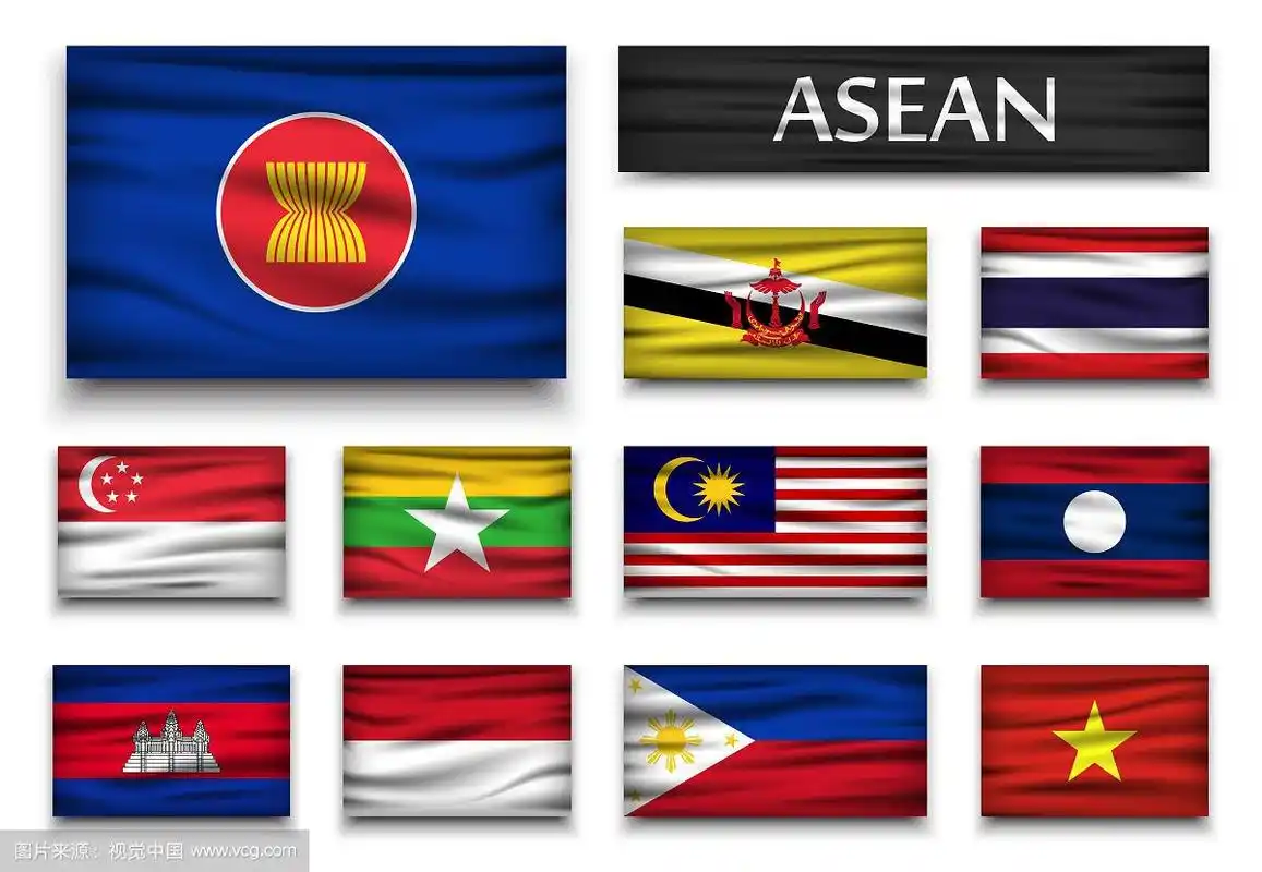 东南亚东盟的旗帜