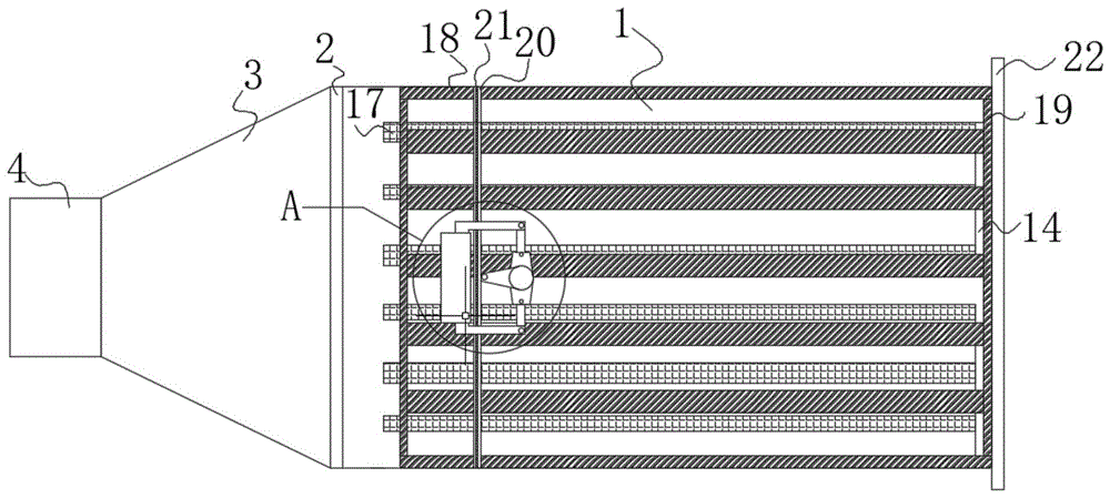 一种用于中低压离心风机的消声器的制作方法