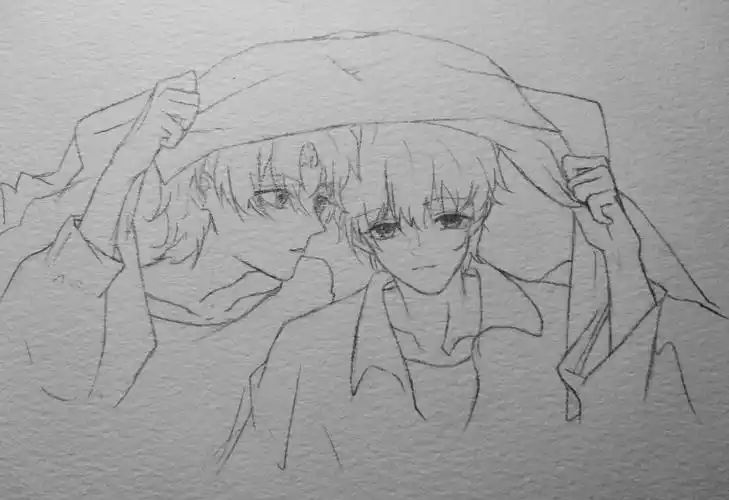 朝俞,怎么说都要赶在小朋友生日前画完!加油!